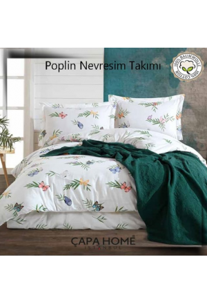 Çapa Home Poplin Nevresim Takımı %100 pamuk